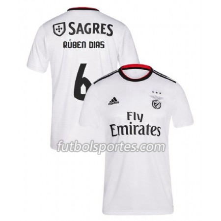 Camisetas Benfica Ruben Dias 6 Segunda Equipacion 2018/2019